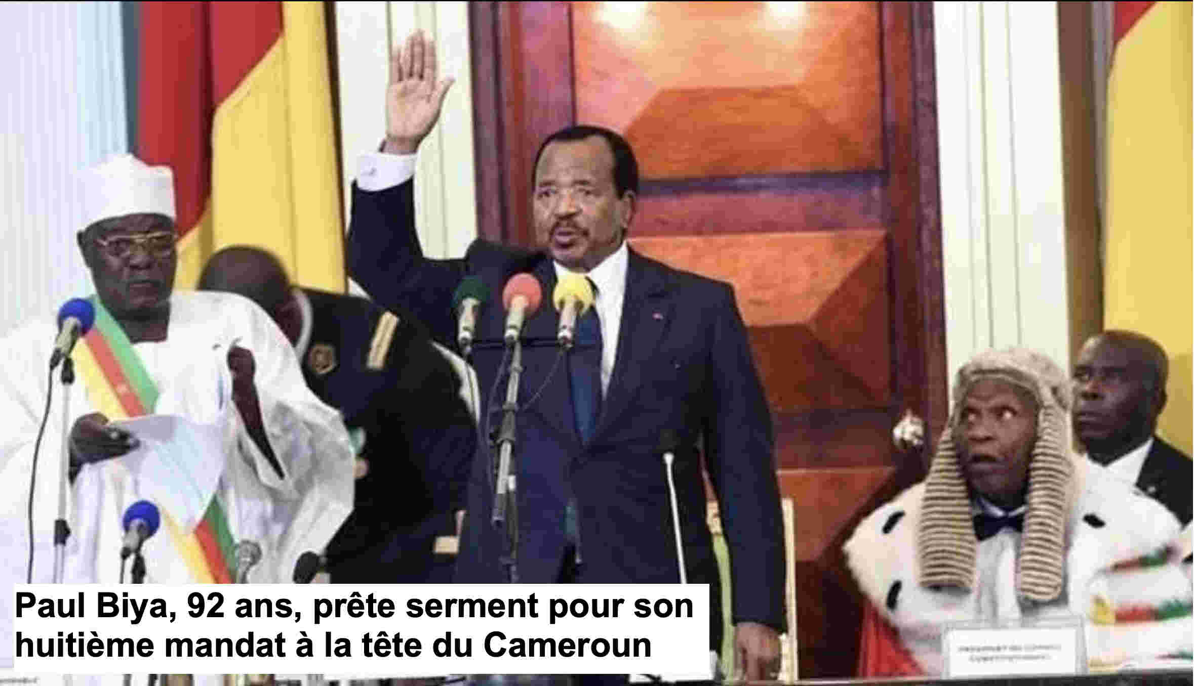 Paul Biya entame un huitième mandat  dans un Cameroun divisé