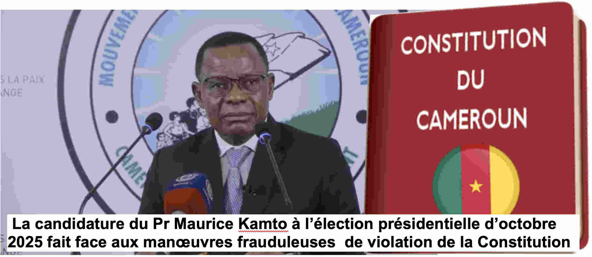 Présidentielle 2025 : exclure kamto, c'est égorger la démocratie camerounaise